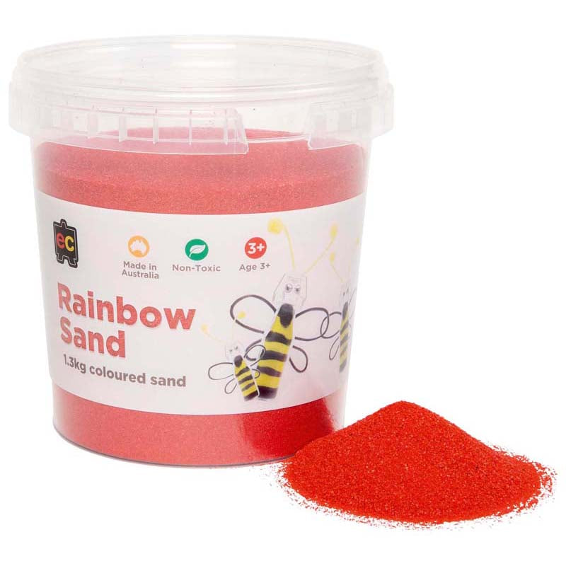 EC Rainbow Sand 1.3kg Red - Cafe Supply