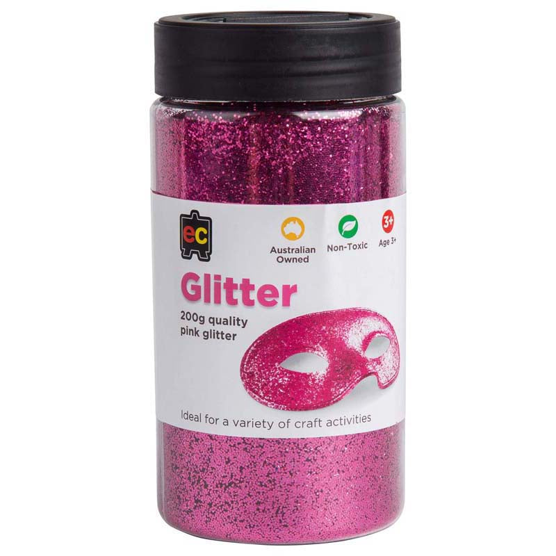 EC Glitter Pink 200gm - Cafe Supply