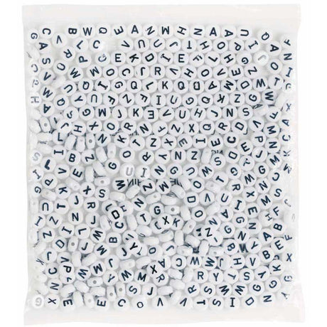 EC Beads Pony Alphabet 350 Piece Assorted - Cafe Supply