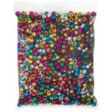 EC Beads Pony Metallic 1000 Piece Assorted - Cafe Supply