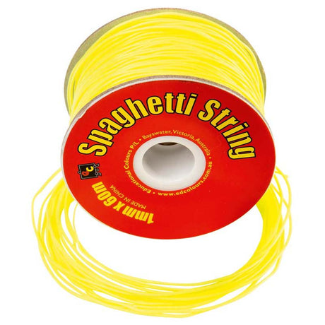 EC String PVC Spaghetti 60m Yellow - Cafe Supply