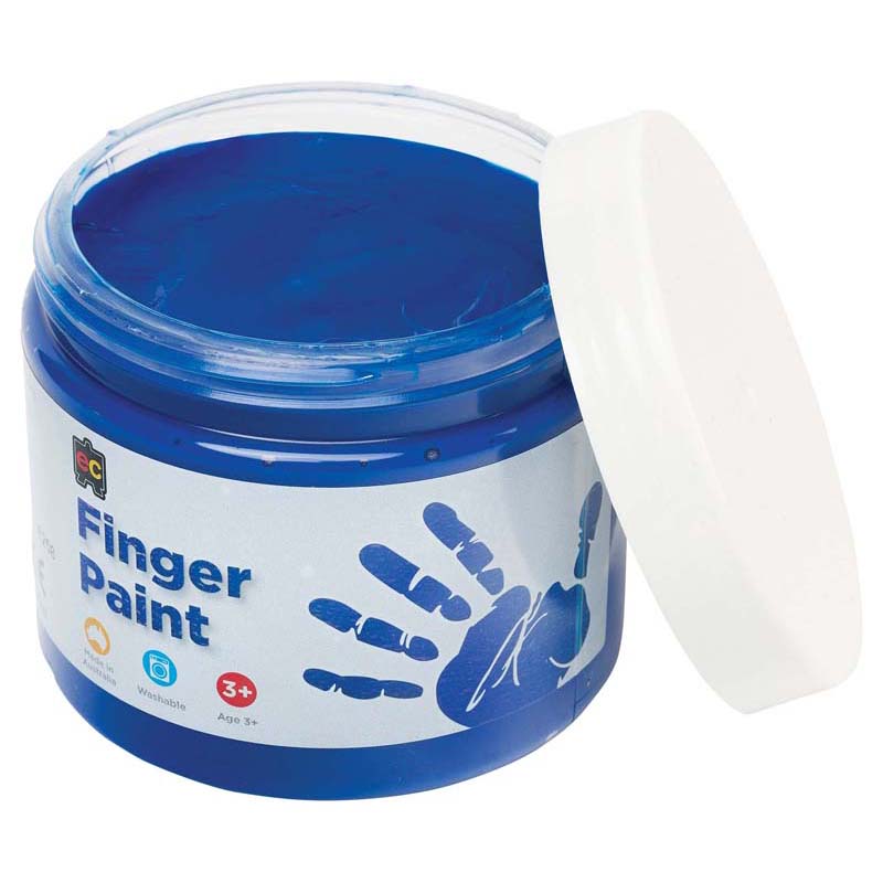 EC Finger Paint Blue 250ml - Cafe Supply