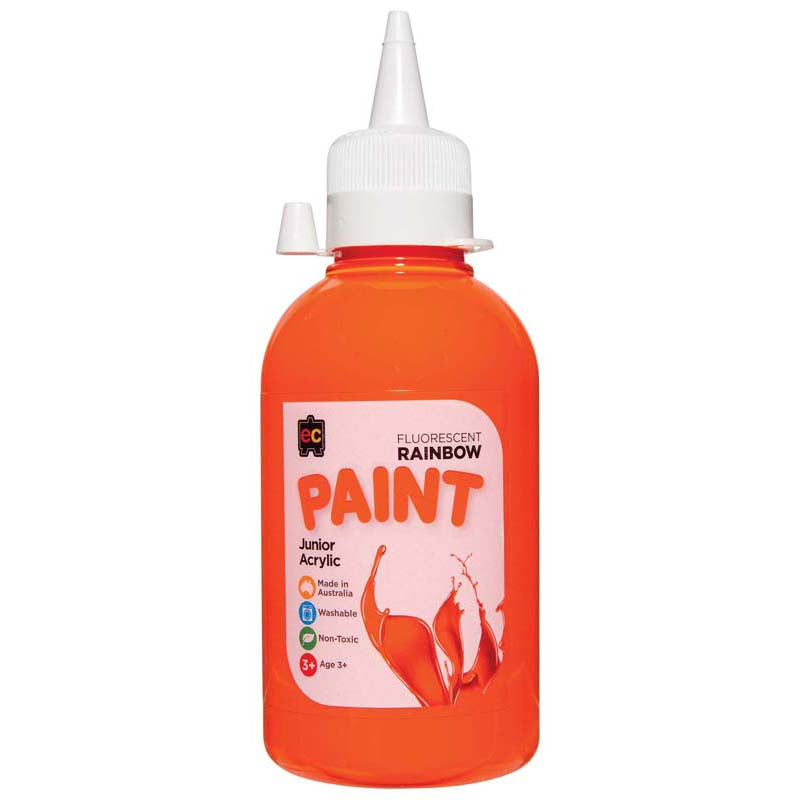 EC Paint Rainbow Fluoro Orange 250ml - Cafe Supply