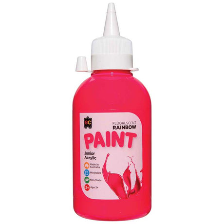 EC Paint Rainbow Fluoro Pink 250ml - Cafe Supply