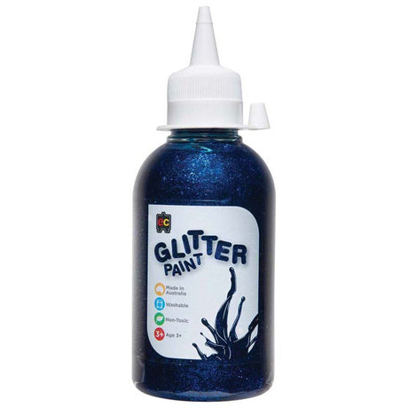 EC Glitter Paint Blue 250ml - Cafe Supply
