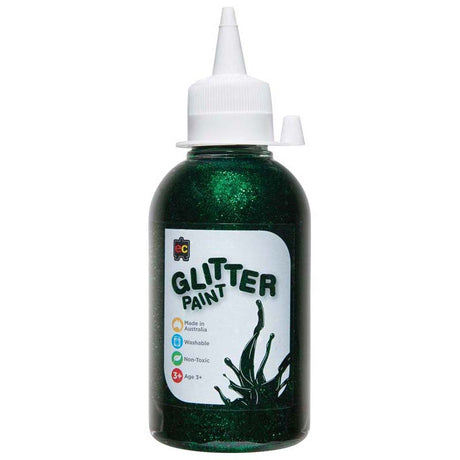 EC Glitter Paint Green 250ml - Cafe Supply