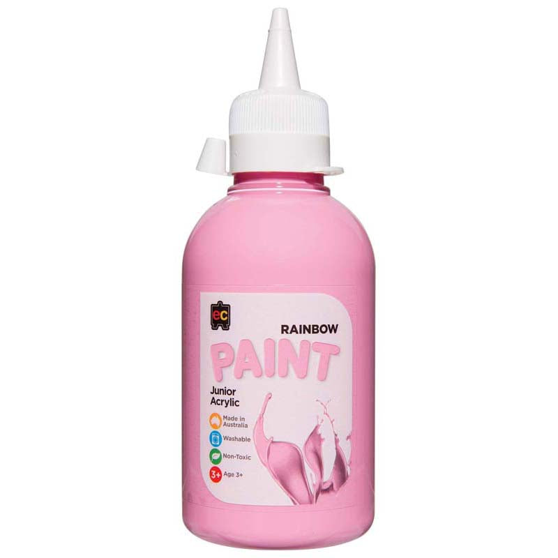 EC Paint Rainbow Acrylic Pink 250ml - Cafe Supply