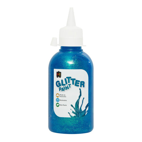 EC Glitter Paint Sky Blue 250ml - Cafe Supply