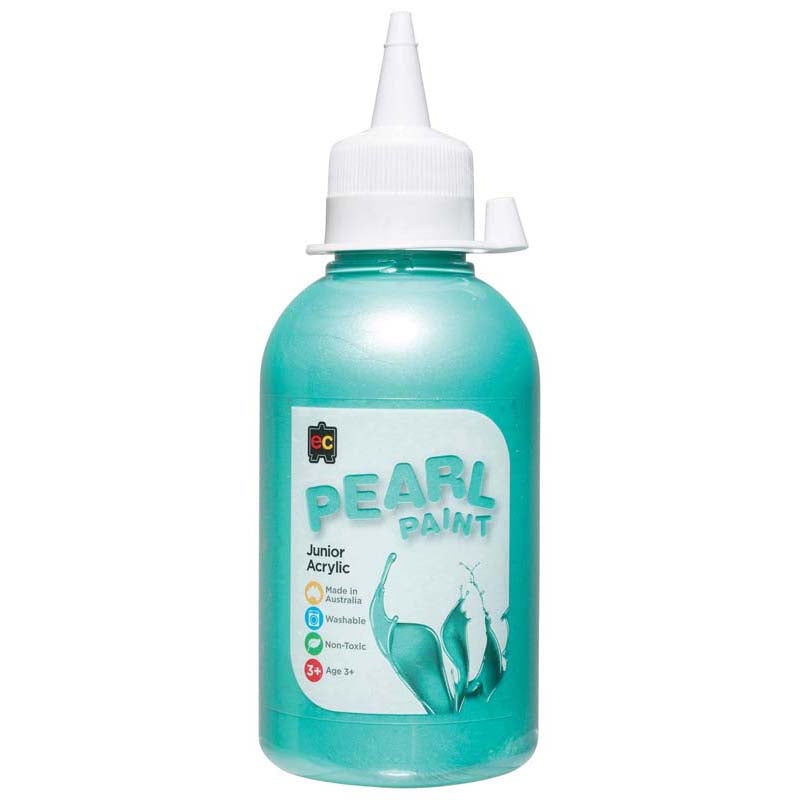 EC Paint Pearl Acrylic Green 250ml - Cafe Supply