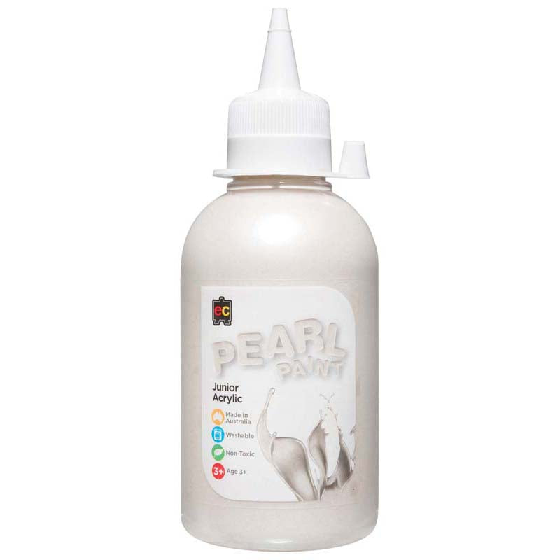EC Paint Pearl Acrylic White 250ml - Cafe Supply