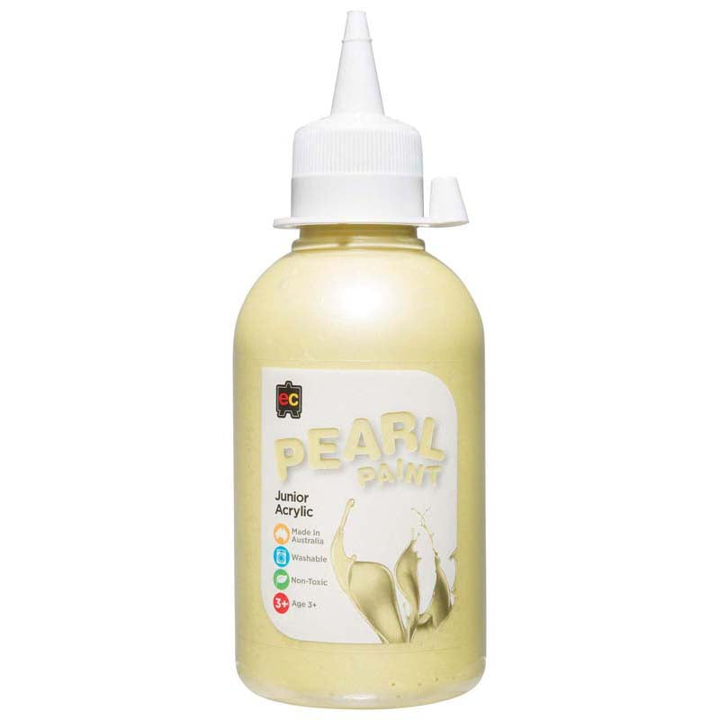 EC Paint Pearl Acrylic Yellow 250ml - Cafe Supply
