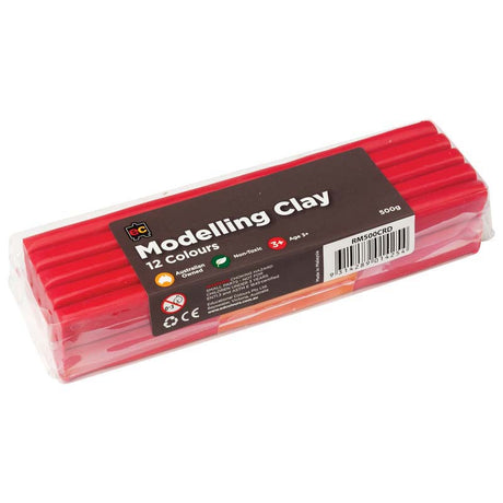 EC Modelling Clay Red 500gm - Cafe Supply