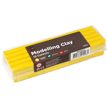 EC Modelling Clay Yellow 500gm - Cafe Supply