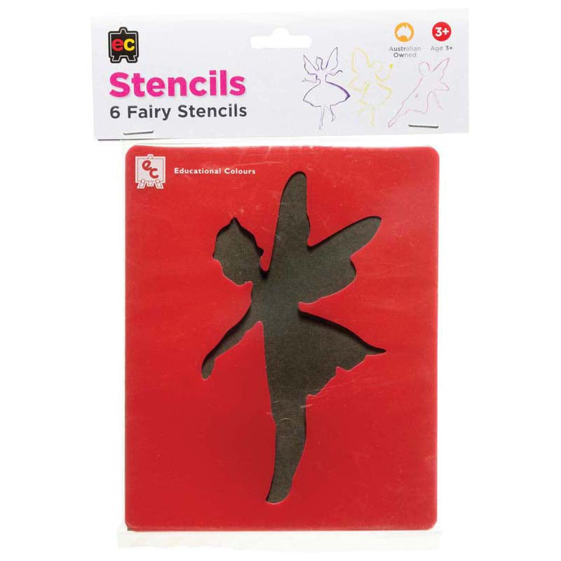 EC Stencil Set Fairies Set of 6 - Cafe Supply
