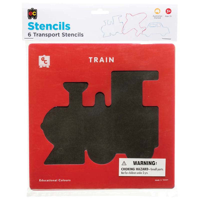 EC Stencil Set Transport Set 6 - Cafe Supply