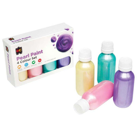 EC Acrylic Paint Pearl Set 4 x 100ml - Cafe Supply