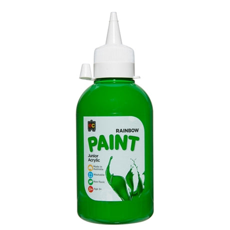 EC Rainbow Acrylic Paint Leaf Green 250 ml - Cafe Supply