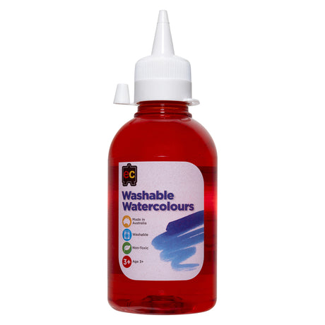 EC Paint Washable Watercolours 250ml Orange - Cafe Supply