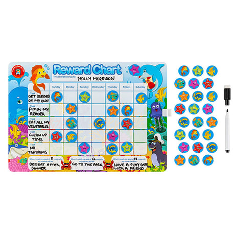 LCBF Reward Chart Magnetic Sea Life - Cafe Supply