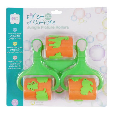EC First Creations Jungle Picture Rollers Set 3 - Cafe Supply