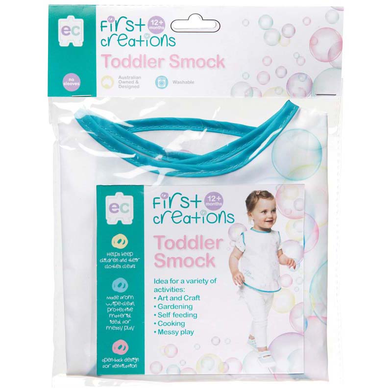 EC First Creations Toddler Smock Bib - Cafe Supply