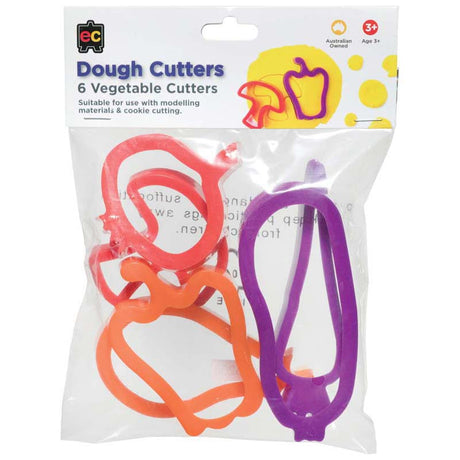 EC Dough Cutters Vegetables Set of 6 - Cafe Supply