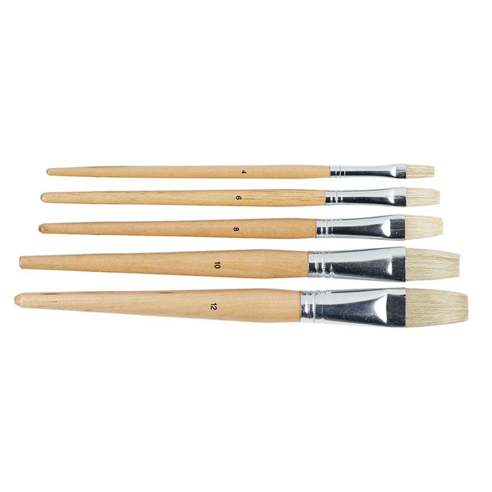 EC Brushes Hog Hair Flat Pack 60 - Cafe Supply