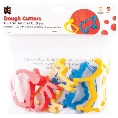 EC Dough Cutters Farm Animals Set of 6 - Cafe Supply