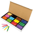 EC Jumbo Pencils Pack 120 Washable Assorted Colours With Sharpener - Cafe Supply