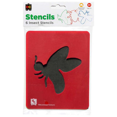 EC Stencil Set Insects Set of 6 - Cafe Supply