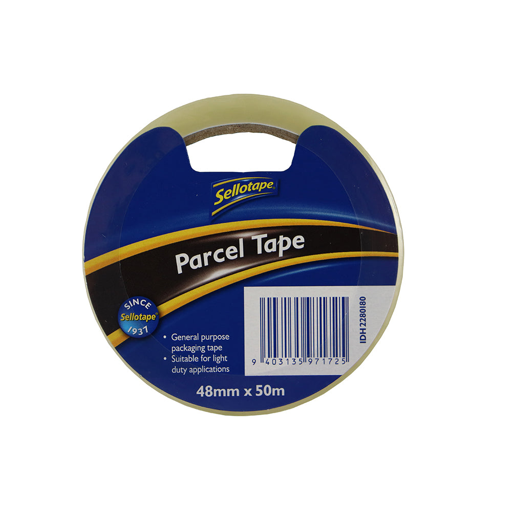 Sellotape Economy Parcel Tape 48mm x 50m Clear