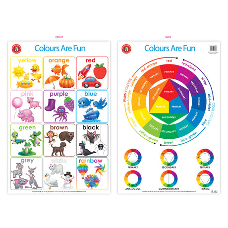 LCBF Wall Chart Colours Are Fun Poster - Cafe Supply