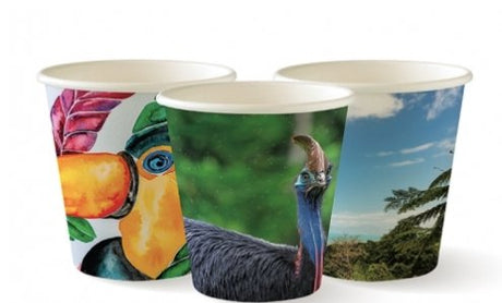 230ML / 6OZ (80MM) ART SERIES SINGLE WALL BIOCUP - Cafe Supply