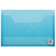 FM Wallet Polywally 325F Blue Transparent - Cafe Supply