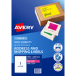 Avery Shipping Label L7167FP Flo Pink Laser 199.6 X 289.1mm 1up 25 Sheets - Cafe Supply