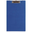 FM Clipboard Blue With Flap Foolscap - Cafe Supply