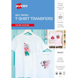 Avery Tshirt Transfer Inspired C9414 A4 White 1up 5 Sheets