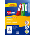 Avery Label L7171 Lever Arch 4up 25 Sheets 200x60mm - Cafe Supply