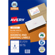 Avery Label J8165-50 Inkjet 8up 50 Sheets 99x67mm - Cafe Supply