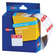 Avery Label Dispenser Sat Sun Freezer Safe 24x24mm 100 Pack - Cafe Supply