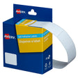 Avery Label Dispenser DMR1924W 19x24mm White 650 Pack - Cafe Supply