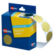 Avery Label Dispenser DMC24GO Gold Round 24mm 250 Pack - Cafe Supply