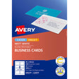 Avery Business Cards Inkjet 8up 25 Sheets C32015 - Cafe Supply