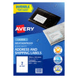 Avery Weatherproof Label L7072 199.6x143.5mm 2up 10 Sheets - Cafe Supply