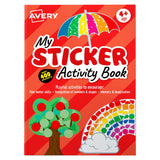 Avery Sticker Activity Book Red 210x297mm 6 Sheets - Cafe Supply