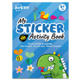 Avery Sticker Activity Book Blue 210x297mm 6 Sheets - Cafe Supply
