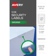 Avery Tamper Proof Label 39132 Clear Dot 30mm 12up 10 Sheets - Cafe Supply