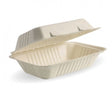 23X15X8CM / 9X6X3" NATURAL BIOCANE CLAMSHELL - Cafe Supply