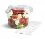 240-960ML CLEAR BIOBOWL LID - Cafe Supply