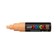 Uni Posca Marker 8.0mm Bold Chisel Light Orange PC-8K - Cafe Supply